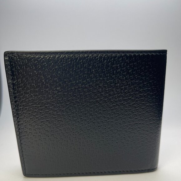 Gucci Grained Leather Bifold Wallet with Bee Insignia in Black - NWOT - Picture 4 of 11